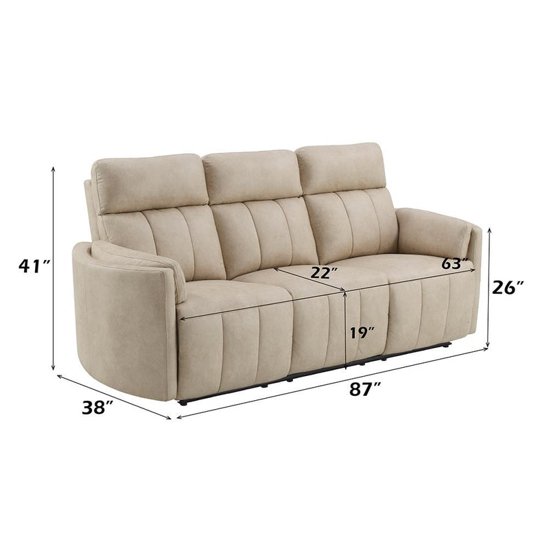 Acme Furniture Elison Reclining Fabric Sofa LV05400 IMAGE 9