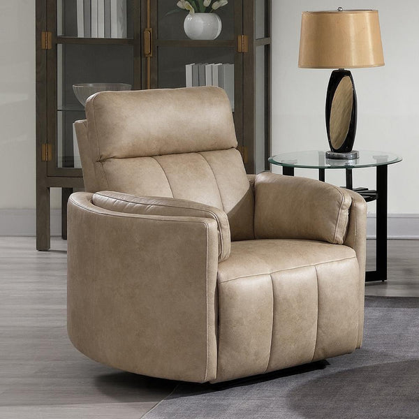 Acme Furniture Elison Swivel Glider Fabric Recliner LV05402 IMAGE 1