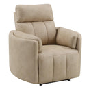 Acme Furniture Elison Swivel Glider Fabric Recliner LV05402 IMAGE 2