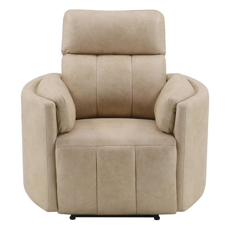 Acme Furniture Elison Swivel Glider Fabric Recliner LV05402 IMAGE 3