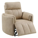 Acme Furniture Elison Swivel Glider Fabric Recliner LV05402 IMAGE 4