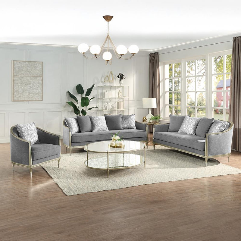 Acme Furniture Fernando Stationary Fabric Sofa LV04820 IMAGE 7