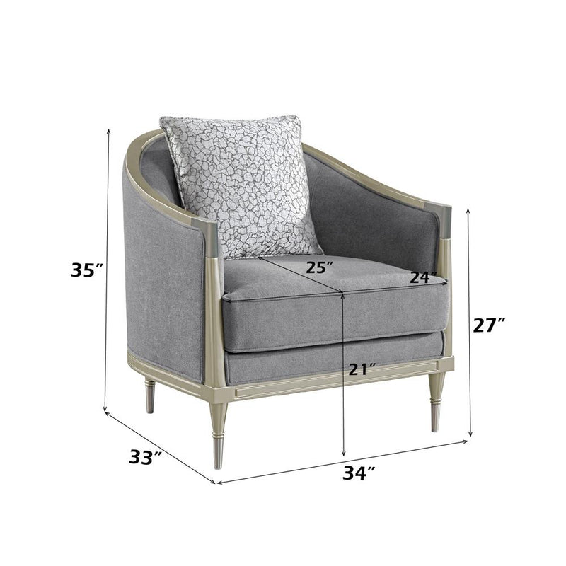 Acme Furniture Fernando Stationary Fabric Chair LV04822 IMAGE 7