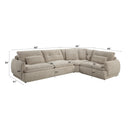Acme Furniture Jonina Fabric Sectional LV04840 IMAGE 7