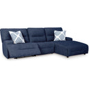  Signature Design by Ashley Acklen Place 93607S17 3 pc Power Reclining Sectional IMAGE 2
