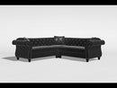 Furniture of America Jolanda Fabric 3 pc Sectional CM6158BK-SET EXTERNAL_VIDEO 1